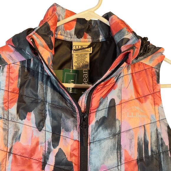 L.L.Bean PrimaLoft Cross Core Packaway Long Vest Women's XXS Reg NEW Item 505996 - Picture 1 of 16